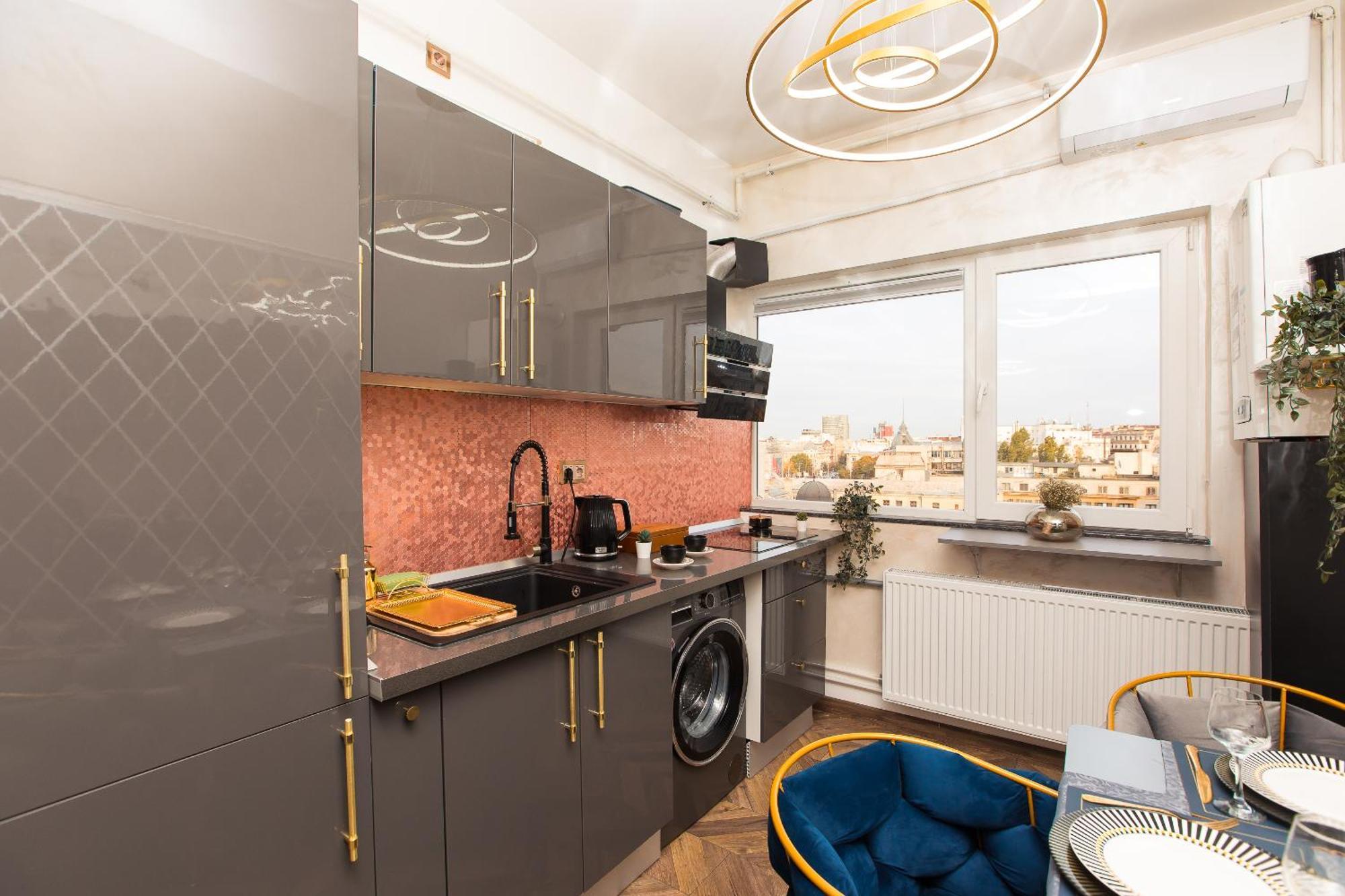 Royalty Apt With City Views On Calea Victoriei Bukarest Kültér fotó